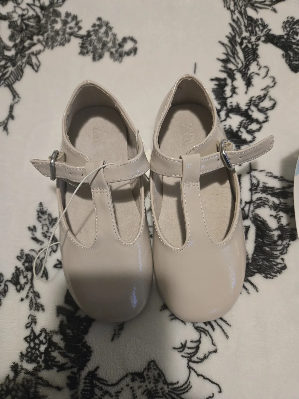 Kids Gold Bow Lace-Up Dress Shoes - Unbranded